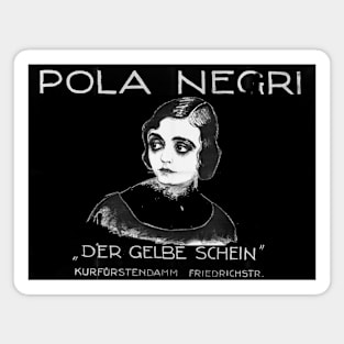 POLA NEGRI - Vampire - vamp - silent film Magnet